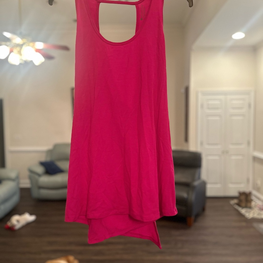 Vibrant Pink Sleeveless Top